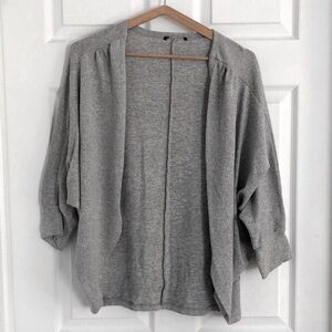 Plain grey shawl/cardigan